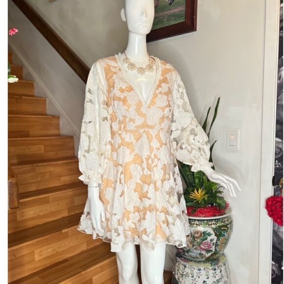 New Anthropologie Loren Appliqued Tulle Mini Dress
Geisha Designs - Picture 4 of 8